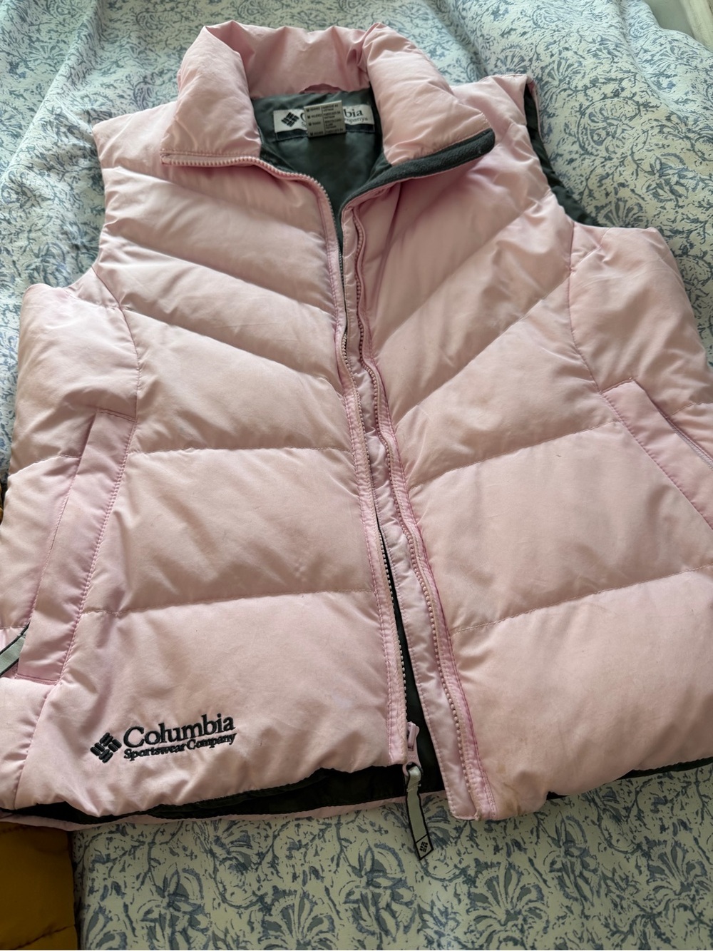 Columbia Pink Quilted Puffer Vest